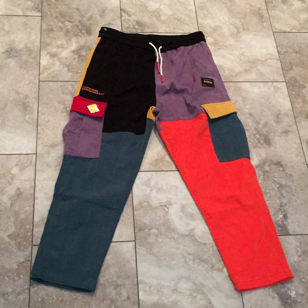 Aelfric eden multi color corduroy skater Street gear pants NWOT - Picture 5 of 12